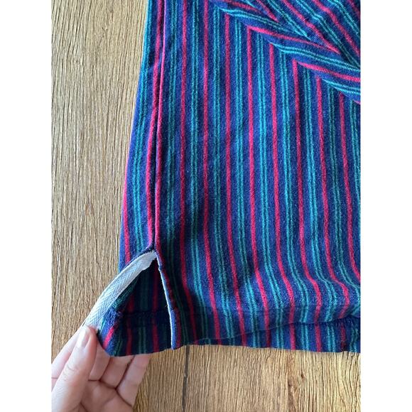 Lands' End Men's Vtg Stripped Button Long Sleeve Size Medium - Picture 3 of 5